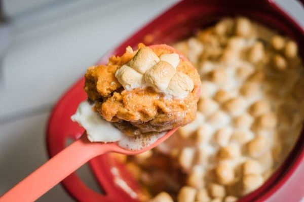 Classic Sweet Potato Casserole with Marshmallows