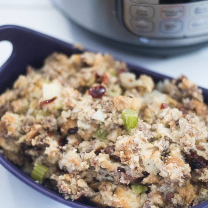 Instant Pot Stuffing with Sausage