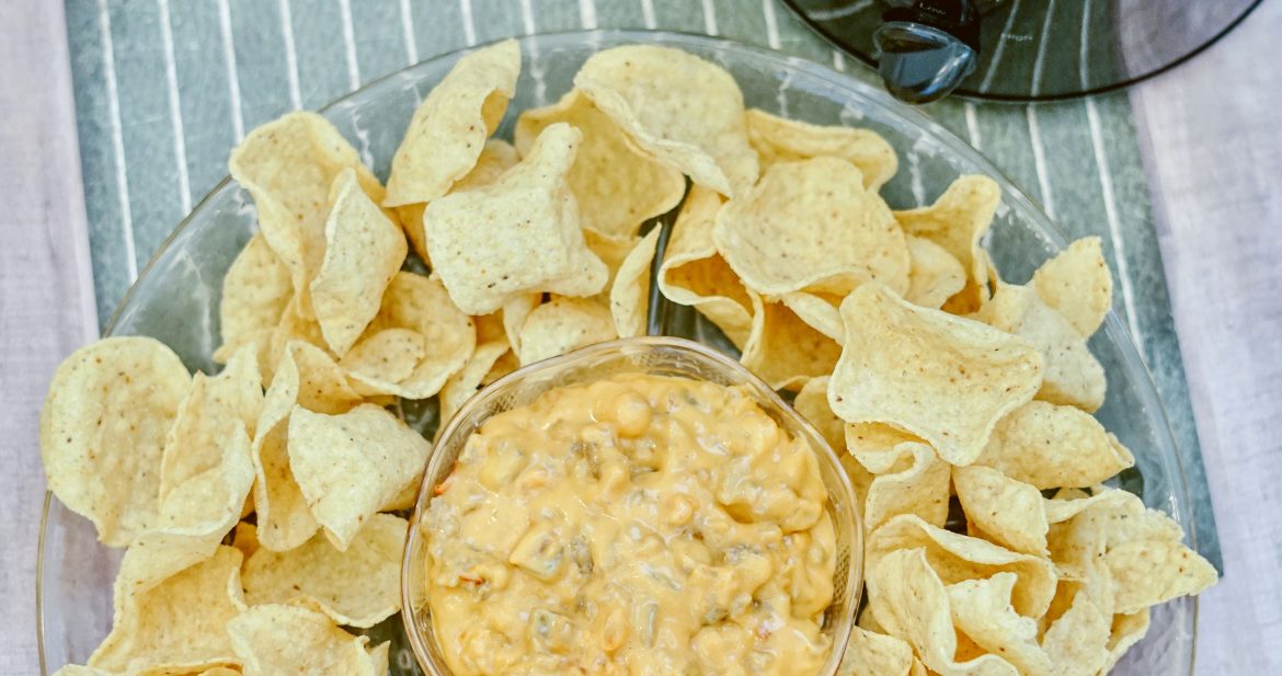 3 Ingredient Crockpot Cheese Dip with Sausage Simply Side Dishes