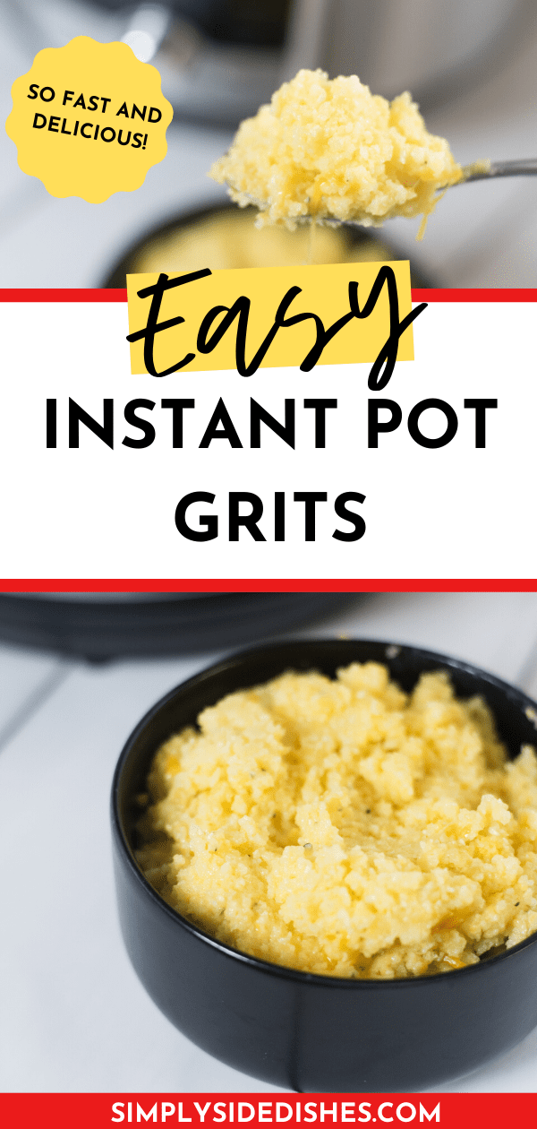 Easy Instant Pot Grits Recipe So Fast and Yummy Simply Side Dishes