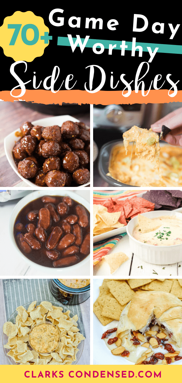 The best game day recipes and dishes for any type of party!  via @simplysidedishes89