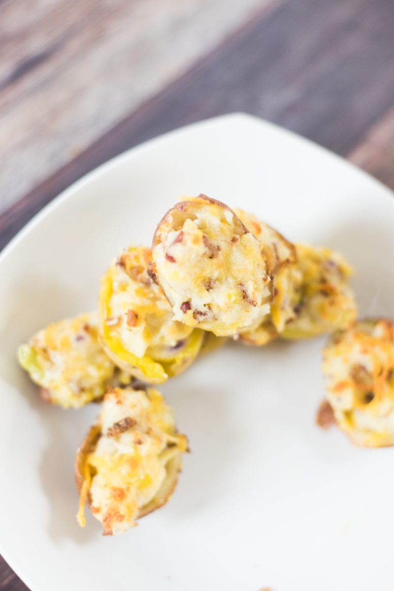 30-Minute Mini Twice Baked Potatoes with Bacon