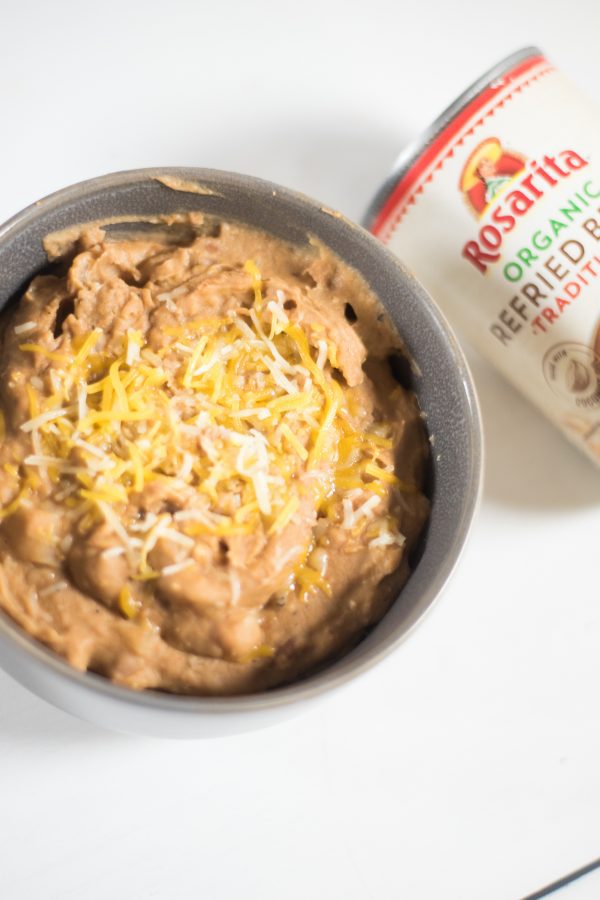 refried beans in a bowl