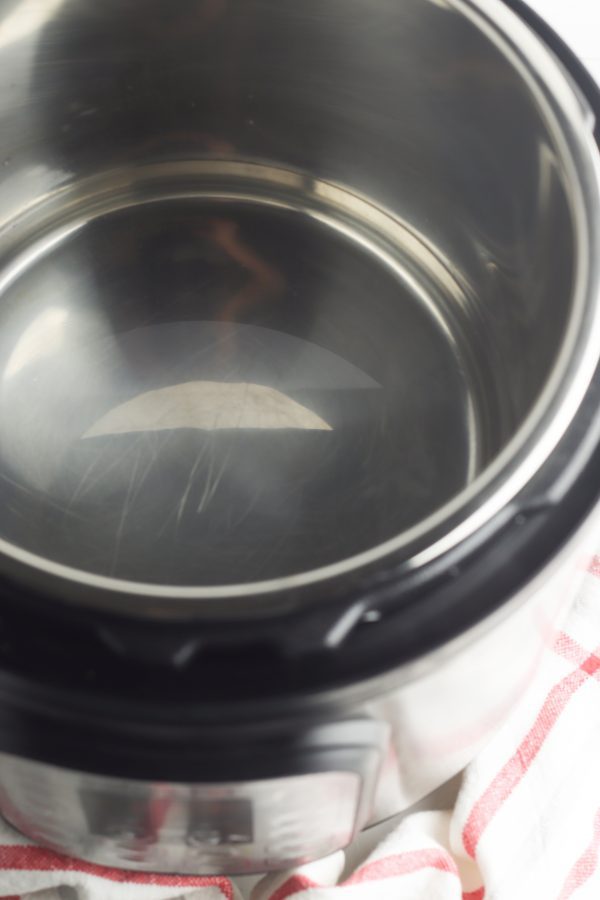 water in instnat pot