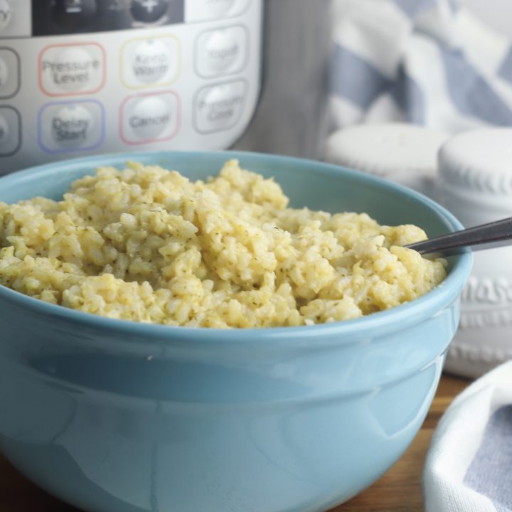 Instant Pot Cheesy Broccoli and Rice