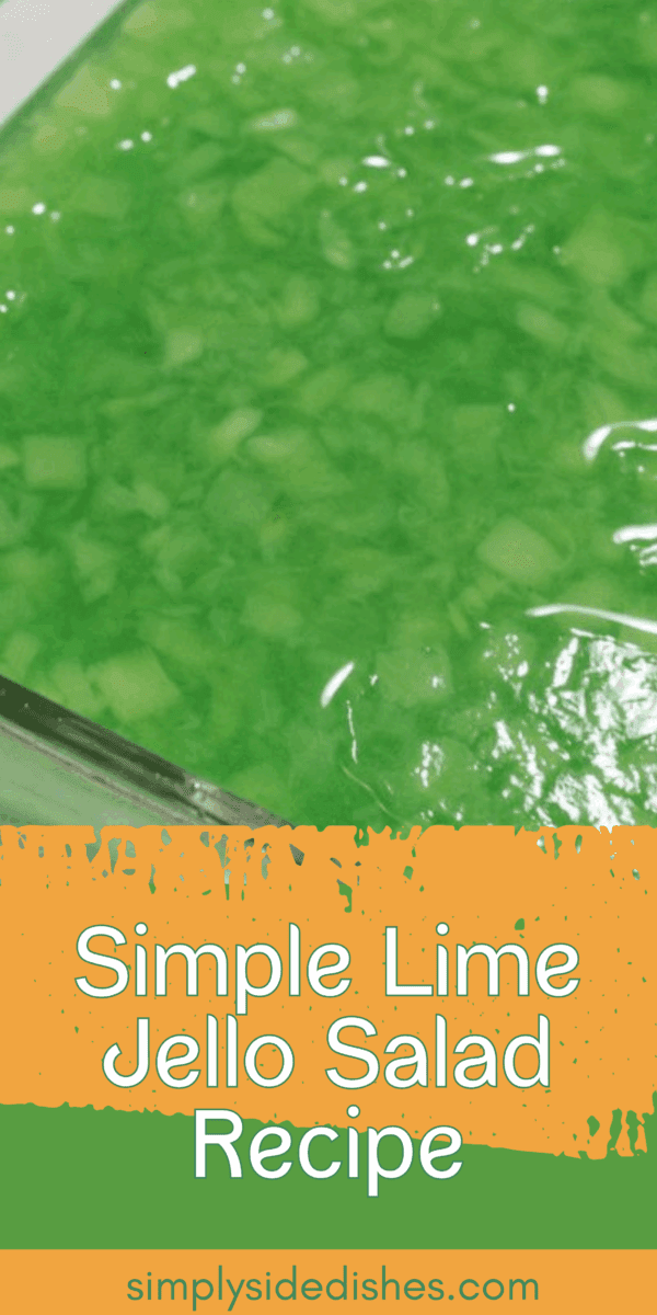 Easy lime jello salad with coconut, lime jello, and whipped cream .So delicious! via @simplysidedishes89