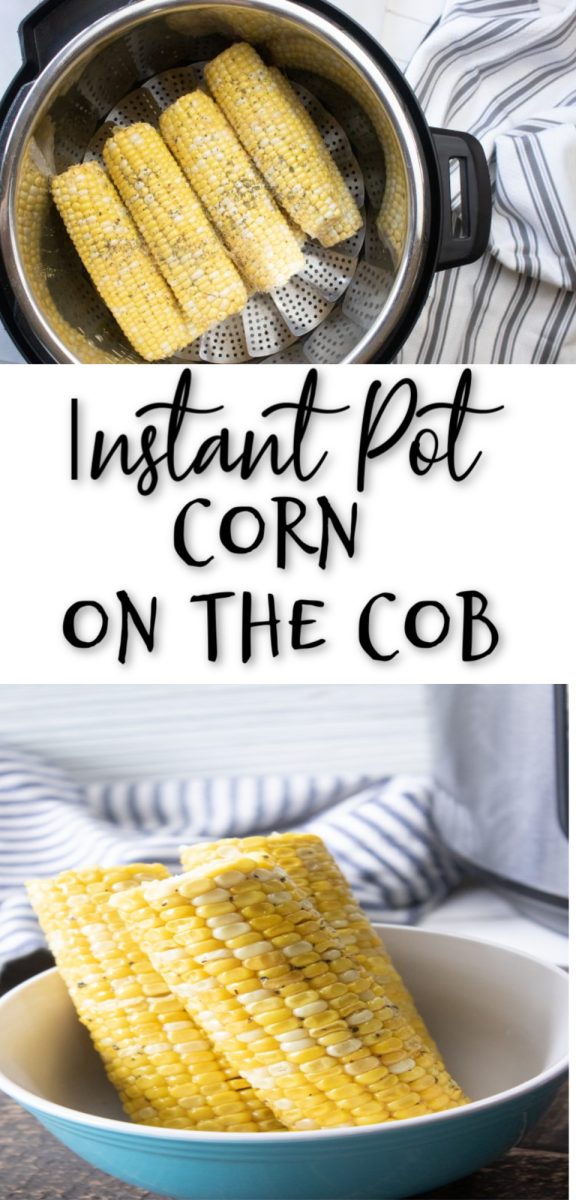 Easy Instant Pot Corn on the cob - this is the best way to make corn on the cob fast! via @simplysidedishes89