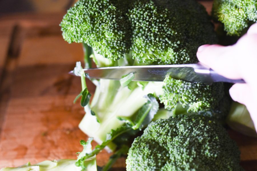 how to cut broccoli 