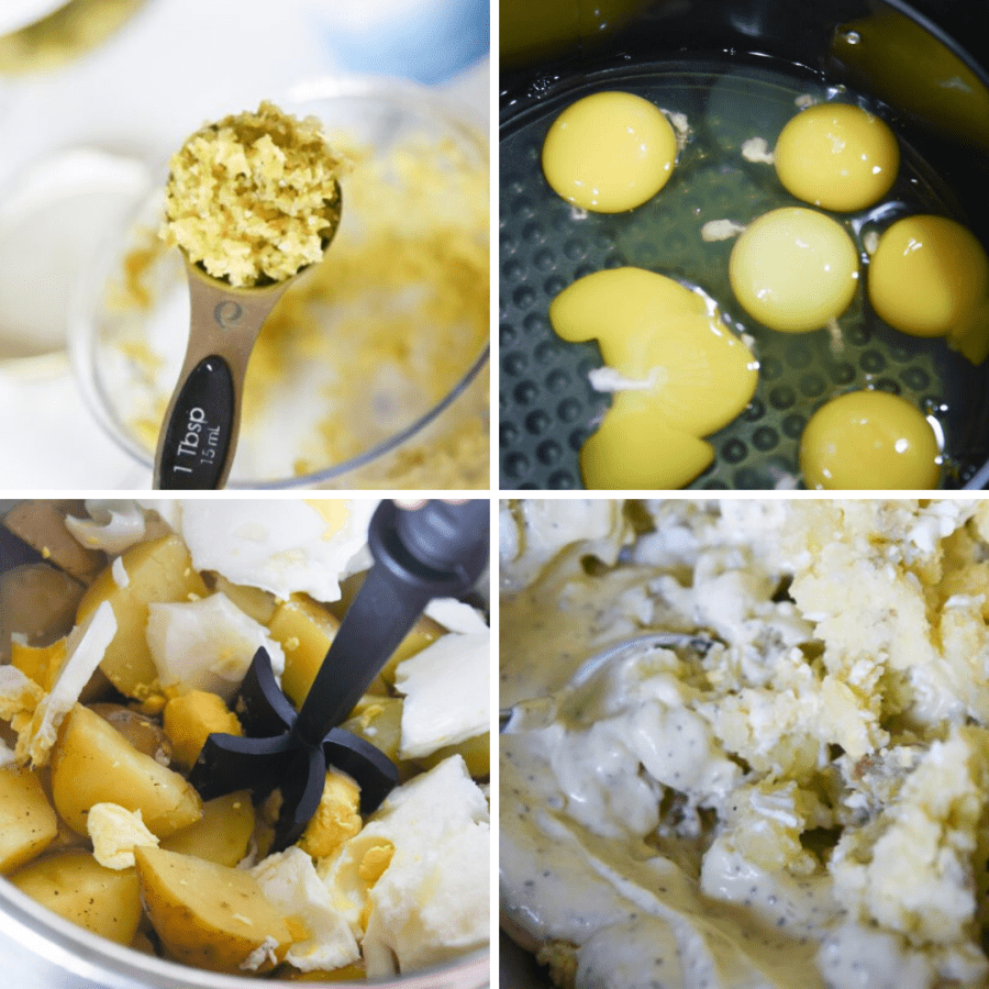 instant pot potato salad step by step