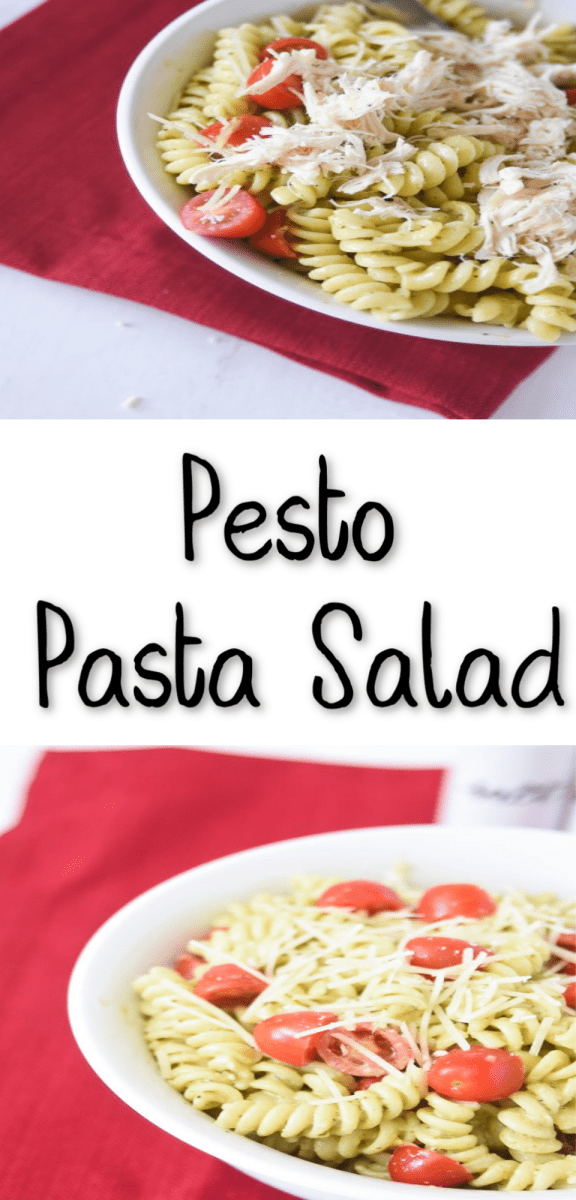 Pasta Salad is a classic summer dish that is perfect for all kinds of parties, BBQ's and picnics. This Pesto Salad is filled with fresh ingredients that are an amazing flavor combination. Serve this cold pasta salad to your family and friends and they will be begging for the recipe! via @simplysidedishes89