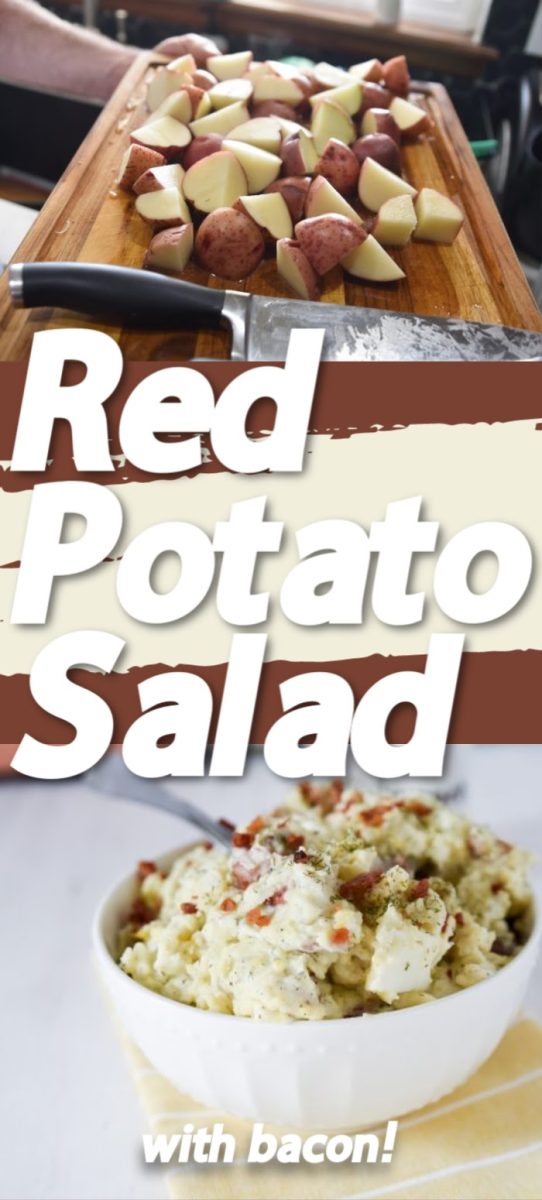 Easy Red Skin Potato Salad with Bacon (Stove and Instant Pot ...