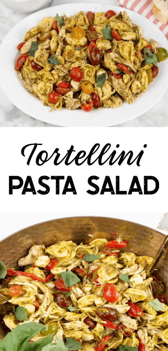 Tortellini Pasta Salad is a delicious dish that is simple to make. The fresh veggies, chicken and creamy Salad dressing are amazing combinations that make up this light and mouth-watering salad. via @simplysidedishes89