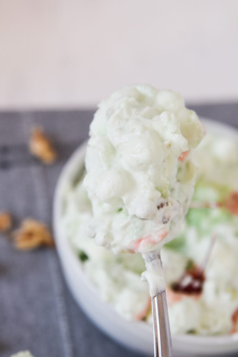 Spoonful of Watergate Salad.