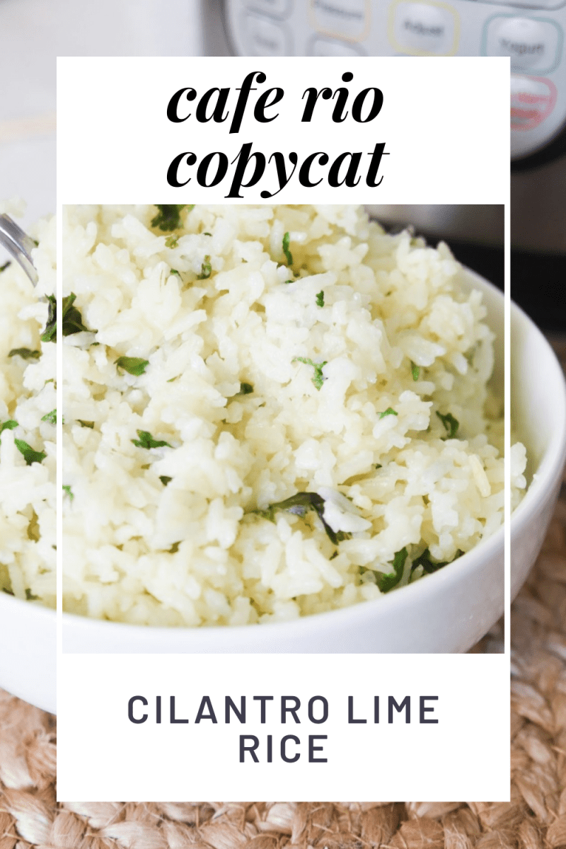 Cilantro Lime Rice is a flavorful side dish that is always a hit. You can make Instant Pot rice which makes it quick and easy! This Copycat Cafe Rio Cilantro Rice is to DIE for! via @simplysidedishes89