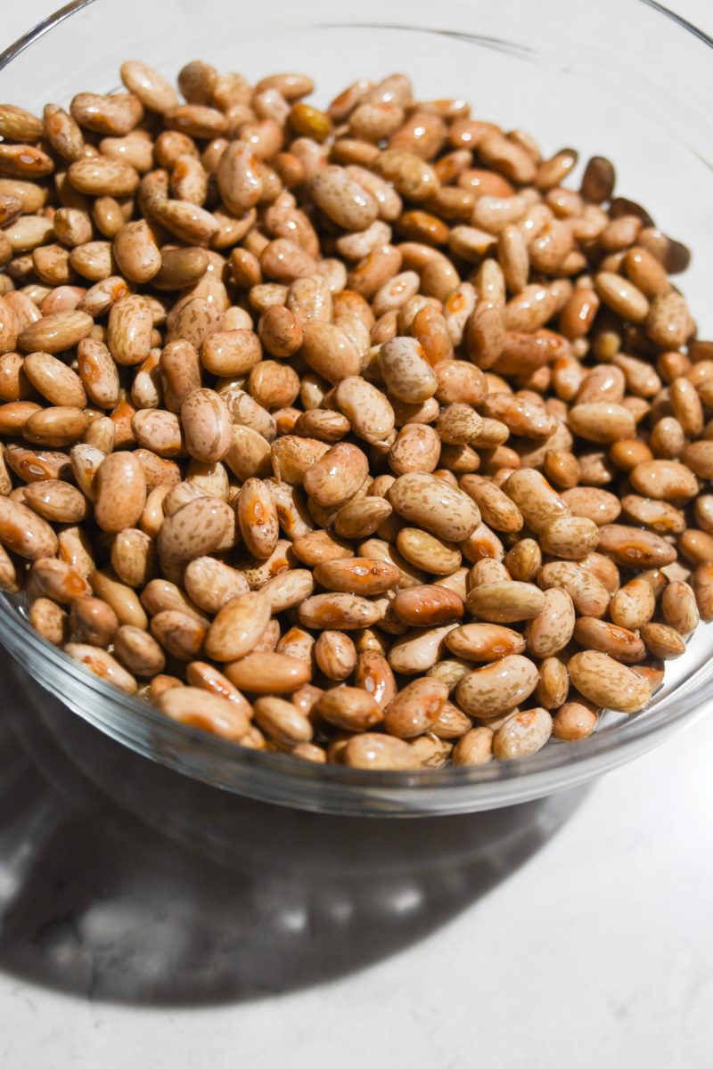 rinsed pinto beans