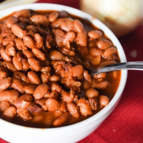Crockpot Pinto Baked Beans: Savory & Hearty