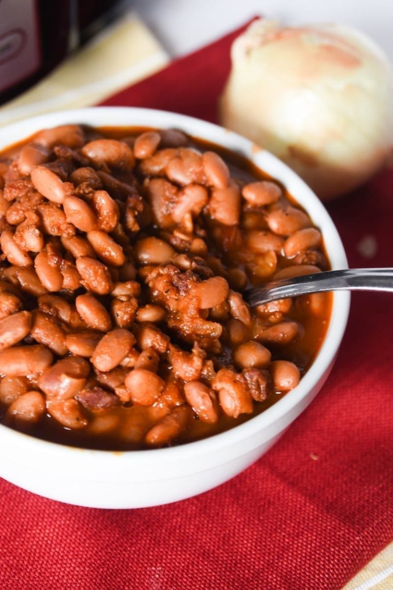 Hearty Pinto Baked Beans in Crock-Pot