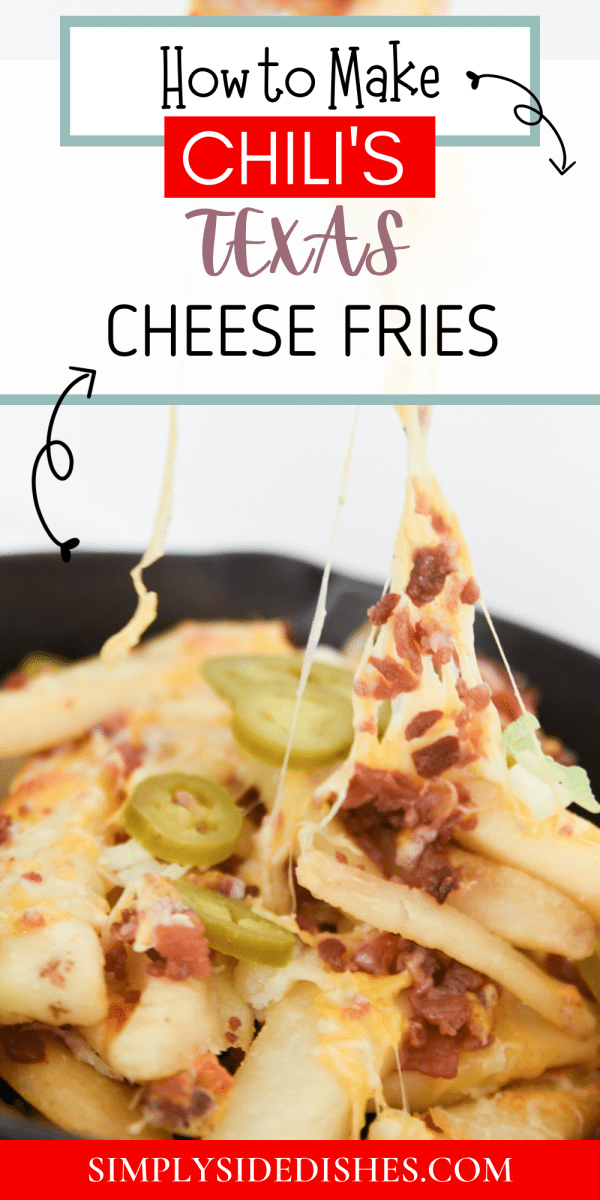Love Chili's cheese fries? Make them at home with this easy copycat recipe that comes together in minutes and is always a crowd-pleaser! via @simplysidedishes89