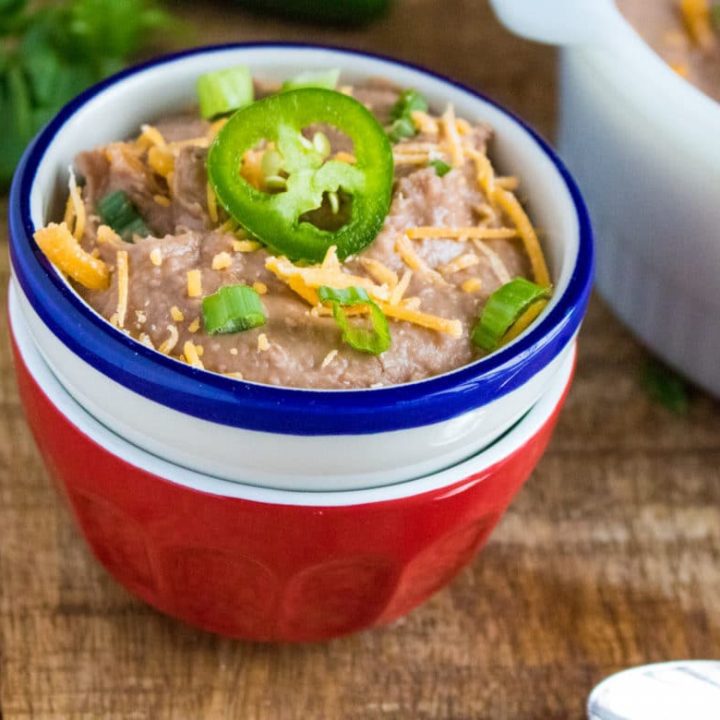 Easy NoSoak Instant Pot Refried Beans Simply Side Dishes