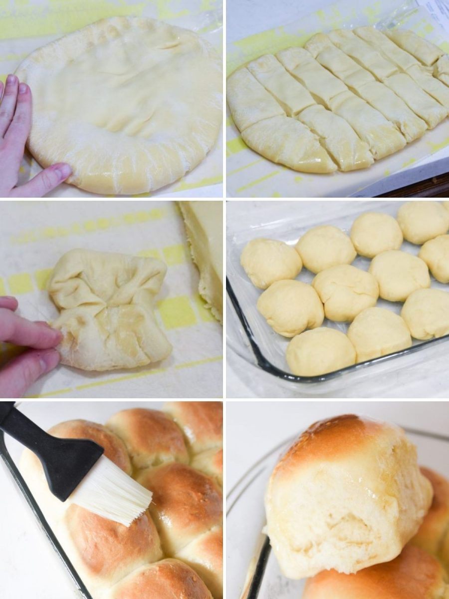how to make sourdough rolls in pictures