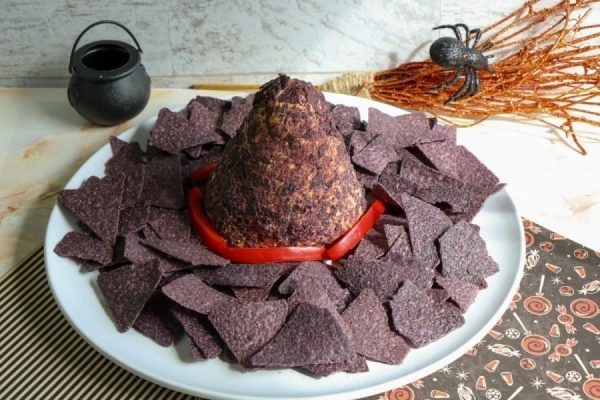 Halloween Cheese Ball Recipe – Witch’s Hat Style!