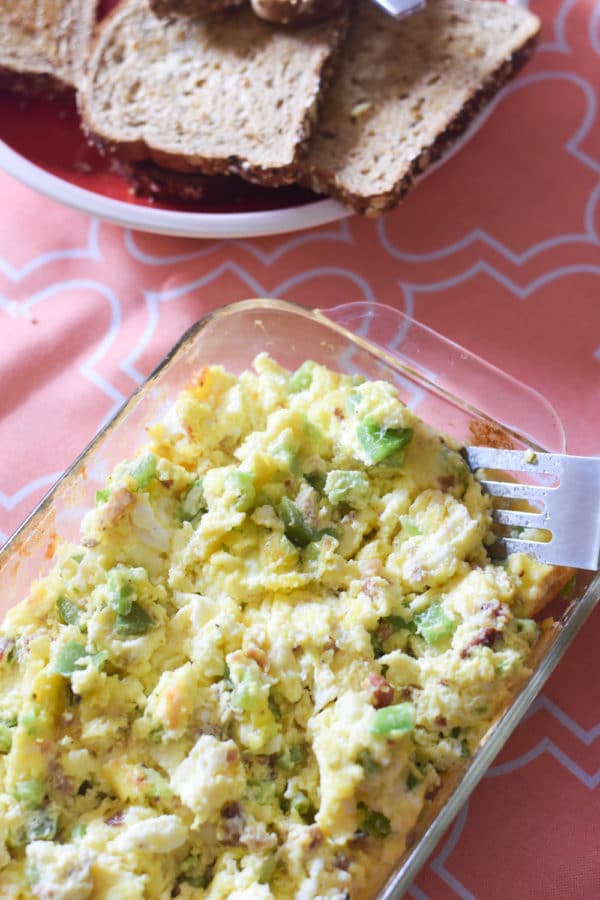 scrambled eggs with mixins