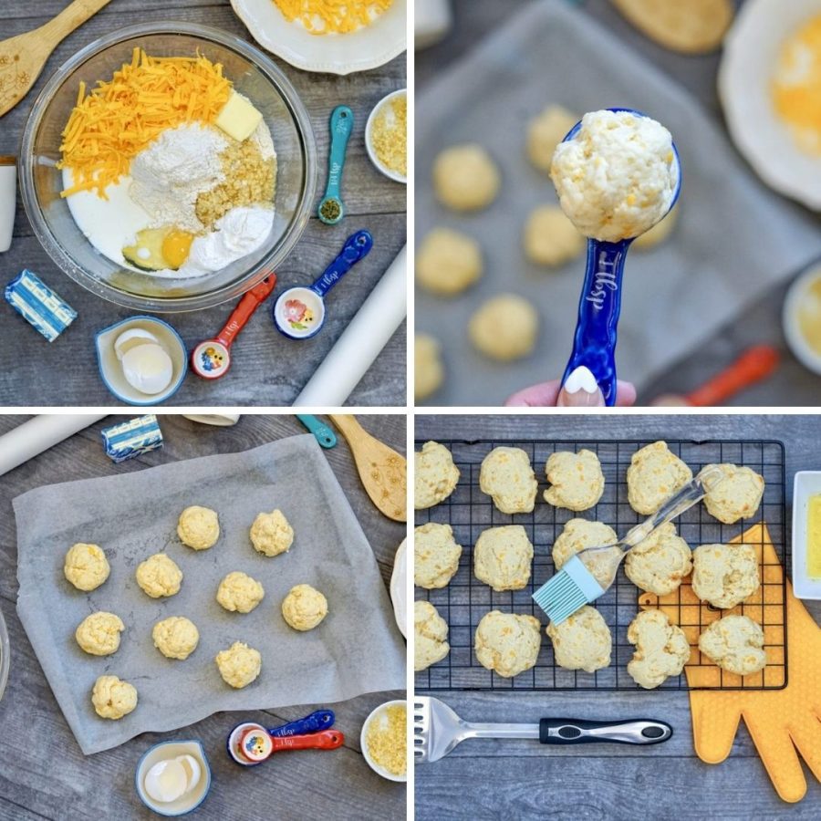 step by step instructions for cheddar bay biscuits