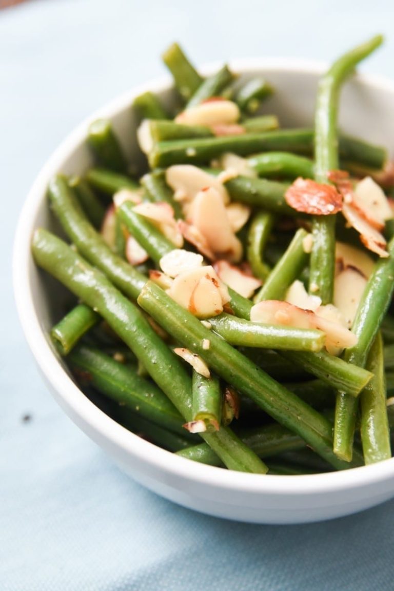 green beans almondine