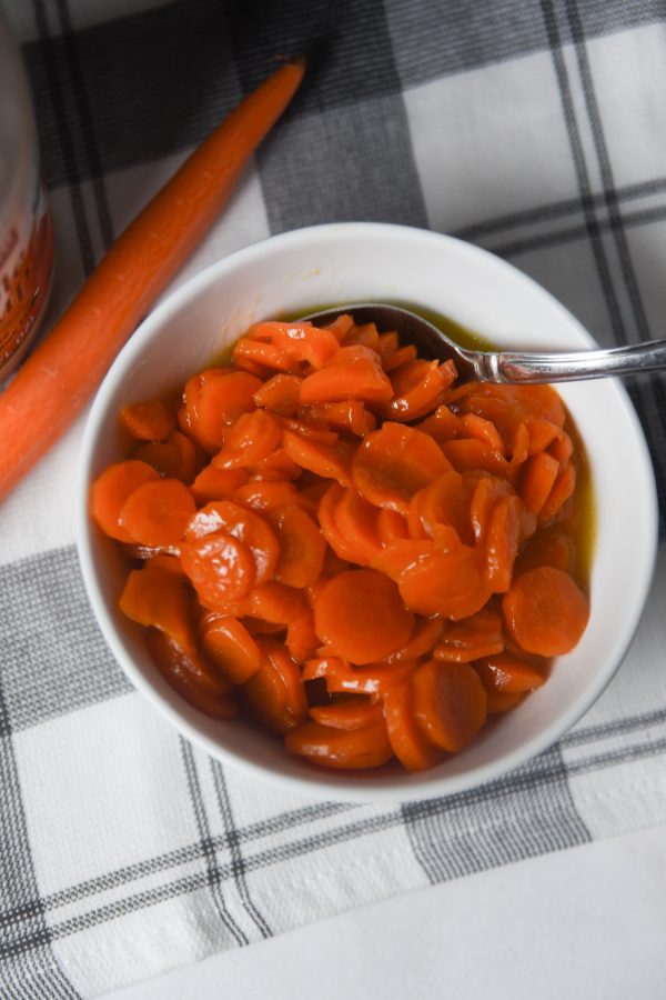spoonful of maple carrots