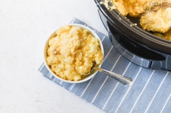 crock pot cheesy potatoes