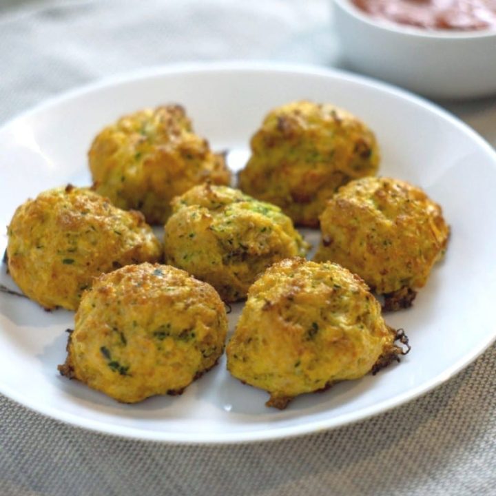 Easy Cheesy Baked Zucchini Tots Simply Side Dishes