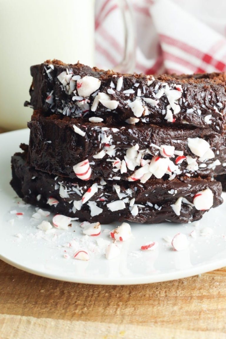 chocolate pound cake with peppermint