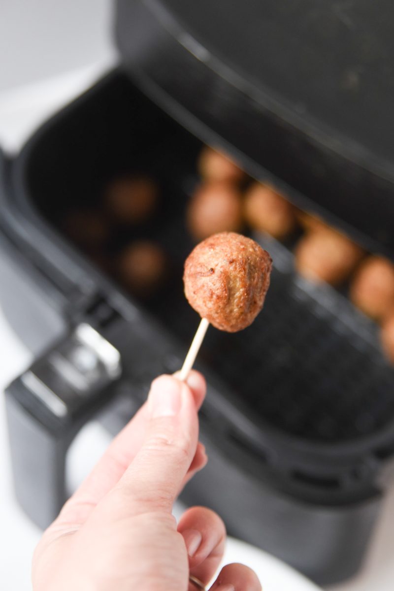 meatball on a toothpick