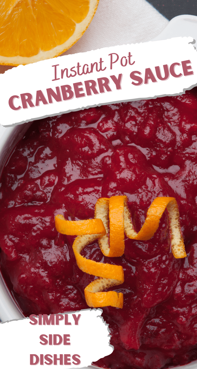 This classic Thanksgiving side dish is simple and delicious. This Instant Pot Cranberry Sauce recipe adds sweetness to your favorite Thanksgiving food. via @simplysidedishes89