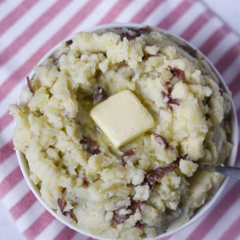 The Easiest Instant Pot Red Skin Mashed Potatoes