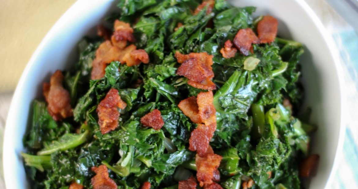 Easy Garlic and Bacon Kale Recipe