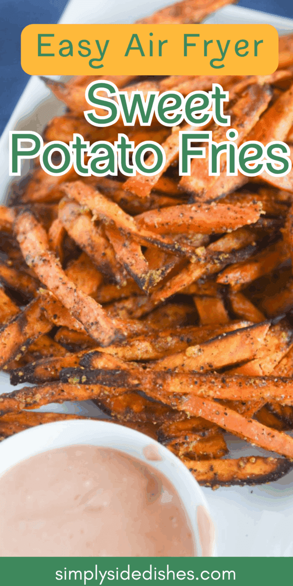 Looking for a lighter version of traditional deep-fried sweet potato fries? Now you can make delicious, crispy, and healthy sweet potato fries in an air fryer! via @simplysidedishes89
