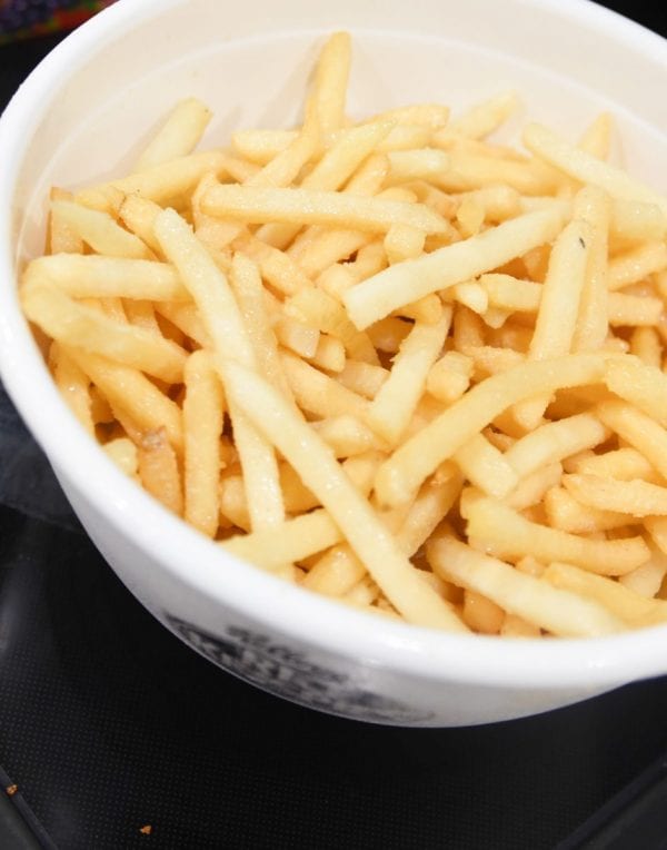 frozen fries in a bowl