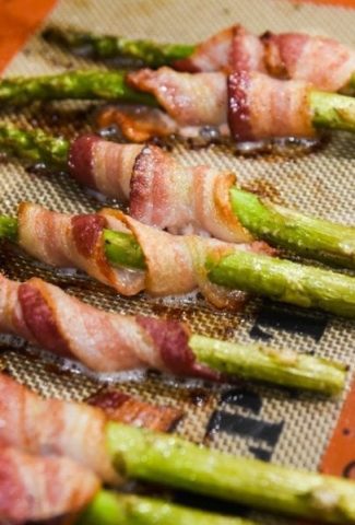 oven baked bacon asparagus