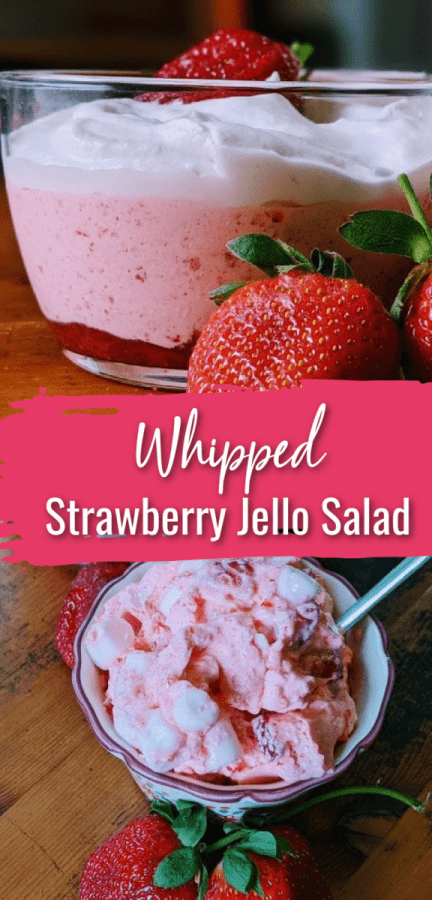 Strawberry Jello Salad with Cool Whip