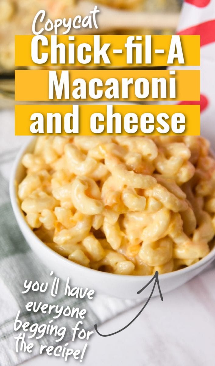 A recent addition to the Chick-fil-A menu, Chick-fil-A Mac and Cheese has quickly risen to the top of the popular menu item list. While nothing beats grabbing it in the store, we've come up with copy cat Chick-Fil-A mac and cheese recipe that will become a quintessential comfort food in your home. via @simplysidedishes89