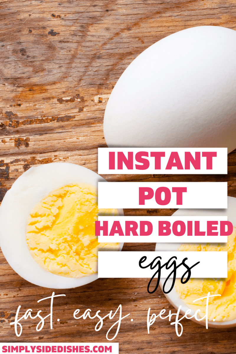 If you are looking for the BEST way to make hard-boiled eggs in a jiffy, you've come to the right place. Instant Pot hard-boiled eggs are a fantastic way to make fool-proof eggs for any occasion! via @simplysidedishes89