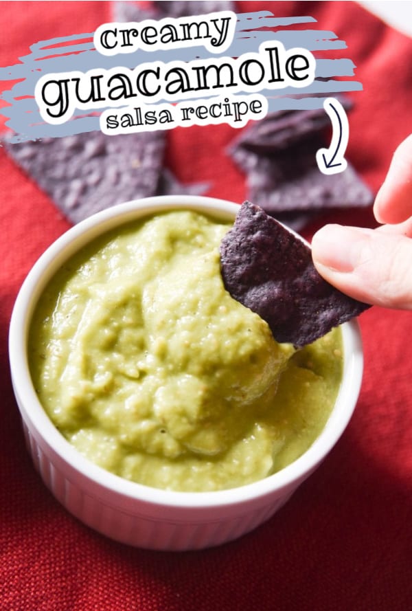 Guacamole Salsa is a delicious, rich, flavorful salsa recipe different from the traditional tomato salsa. The flavors come from roasting the tomatillos and jalapeno to enhance the natural flavors and bring richness and depth. This guacamole salsa recipe is very easy to make. It just takes a little bit of prep work, but it is truly one of the easiest recipes around. via @simplysidedishes89