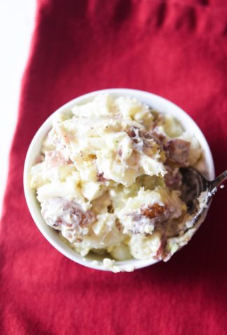 overview of the potato salad