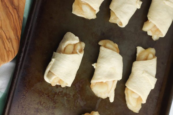 rolled up crescent rolls