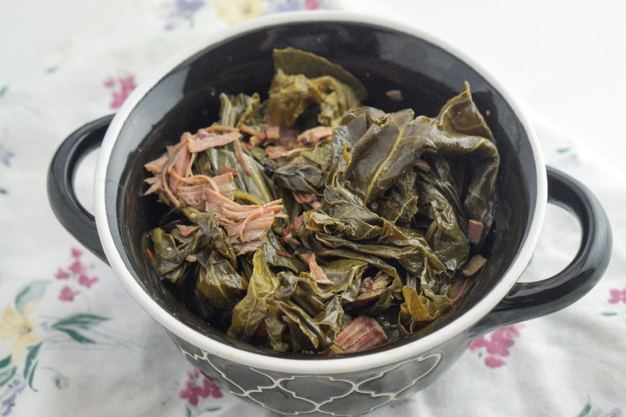 pot of collard greens