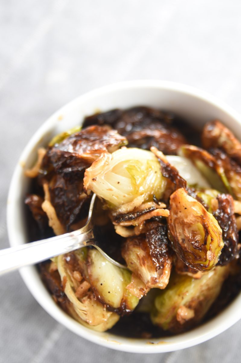 spoonful of brussel sprouts