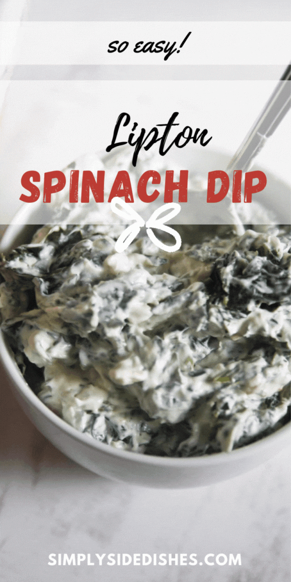 lipton spinach dip