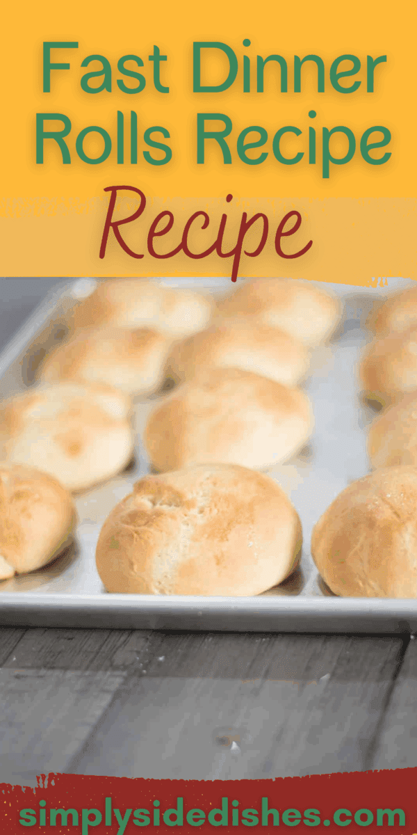Fast Dinner Rolls Recipe via @simplysidedishes89