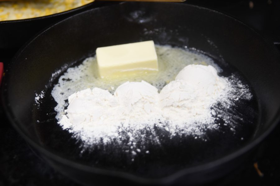 butter and flour
